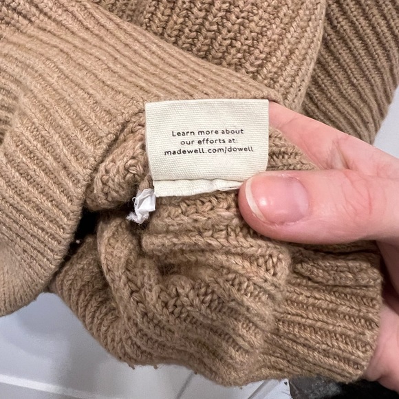 MADEWELL BROWN SWEATER - Picture 2 of 2